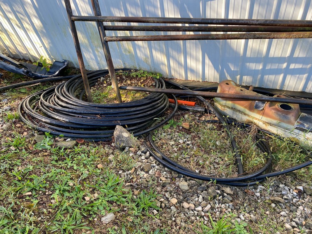 PVC hose, plastic hosing-unknown size
