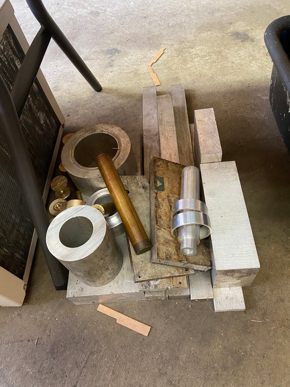 Variety of aluminum shorts and brass shorts