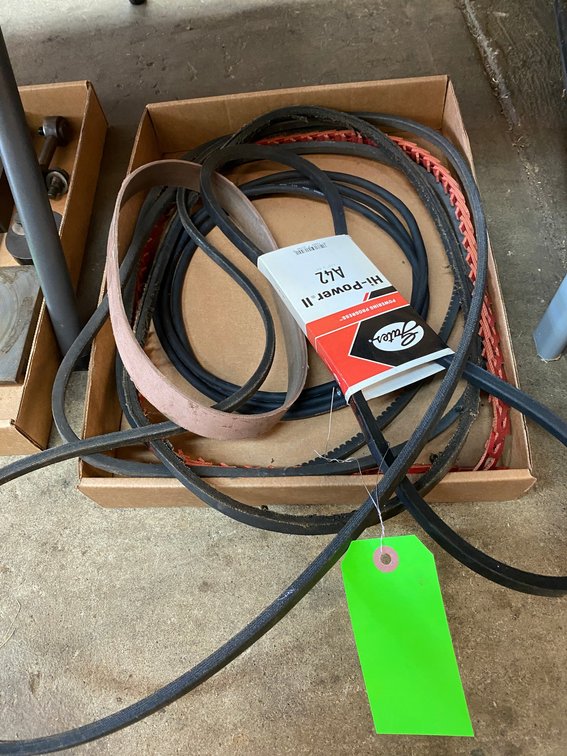 Box of belts