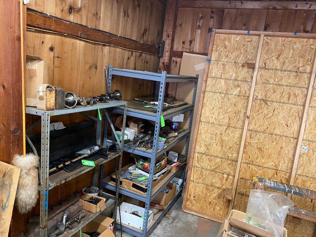 2 Metal shelving units**contents not included**