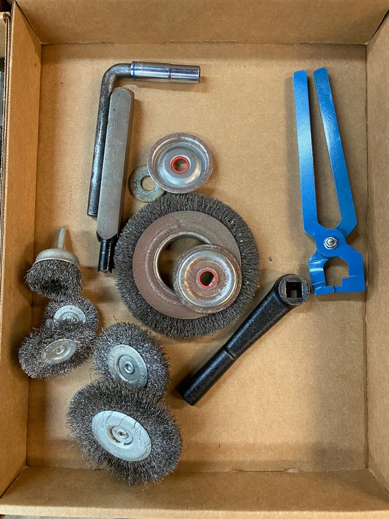 Wire brushes, other tools