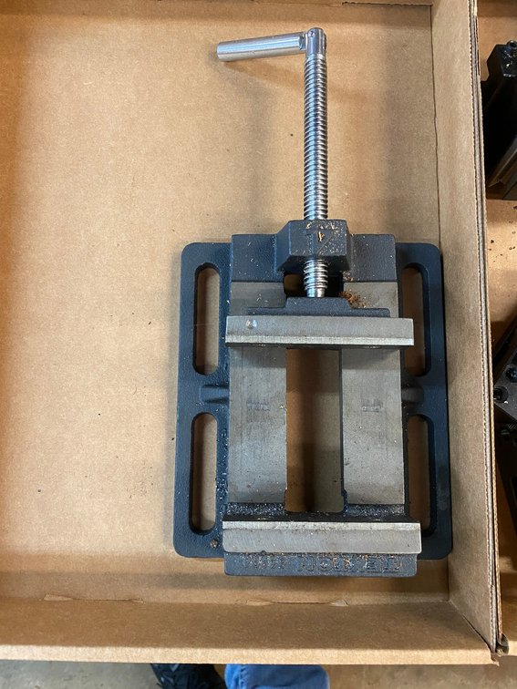 Drill press vise