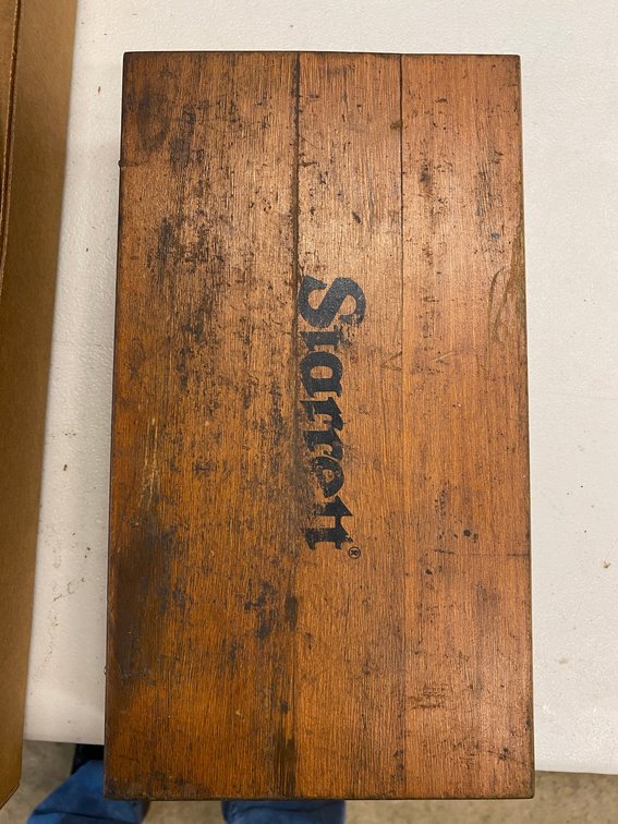 Starrett indicator and base