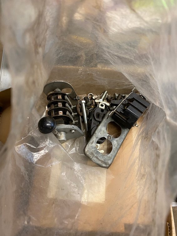 Assortment of nuts, bolts, hardware items