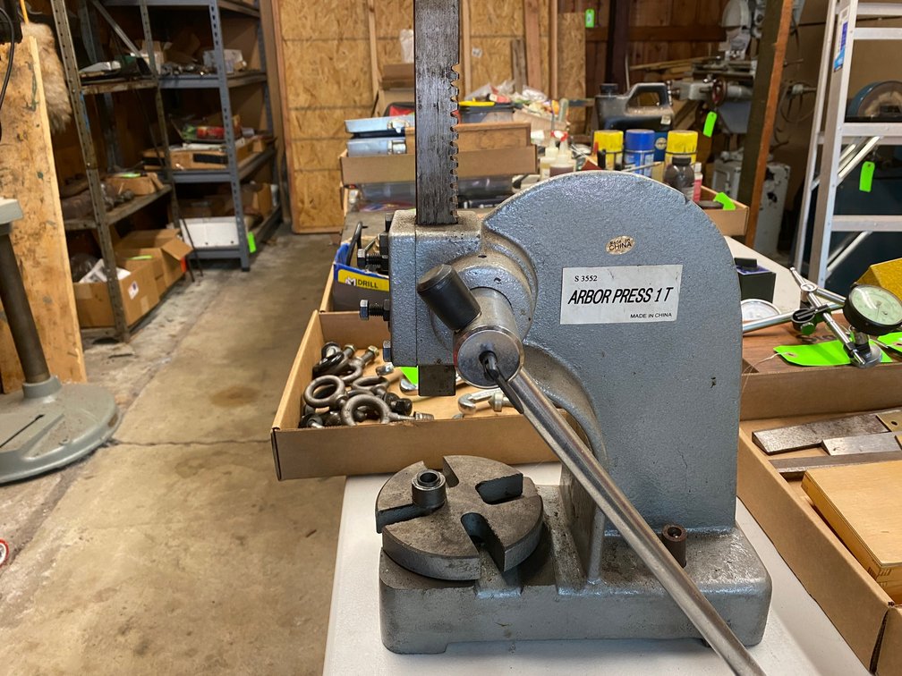 Benchtop Arbor press