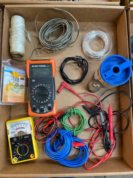 Variety of electrical testing tools