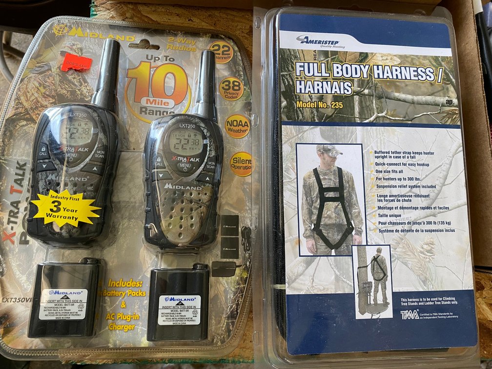Two-Way Radios and Full Body Harness