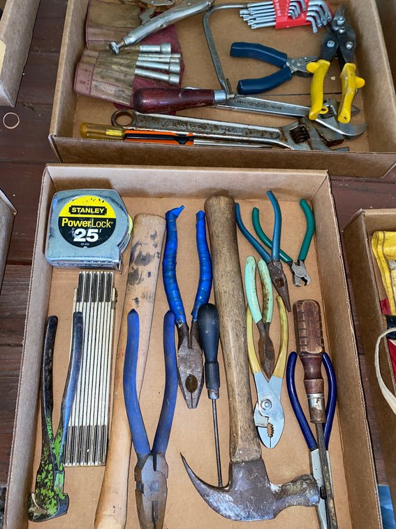 Hammers, Wrenches, Pliers, Tape Measure, and More