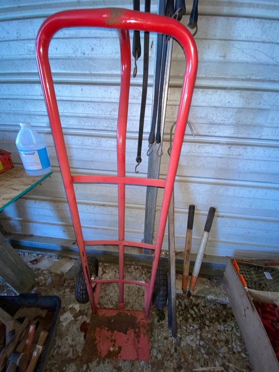 Steel Hand Truck, Gaff Hooks, Loppers, and More