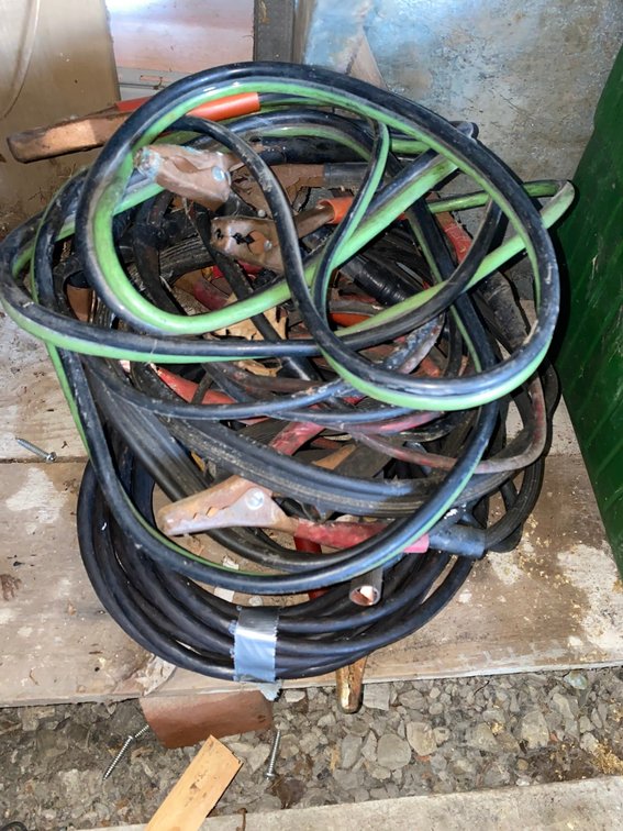 Booster and Welding Cables with Clamps