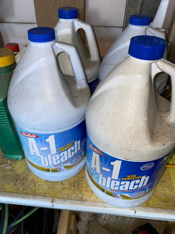 4 Austin's Bleach Jugs