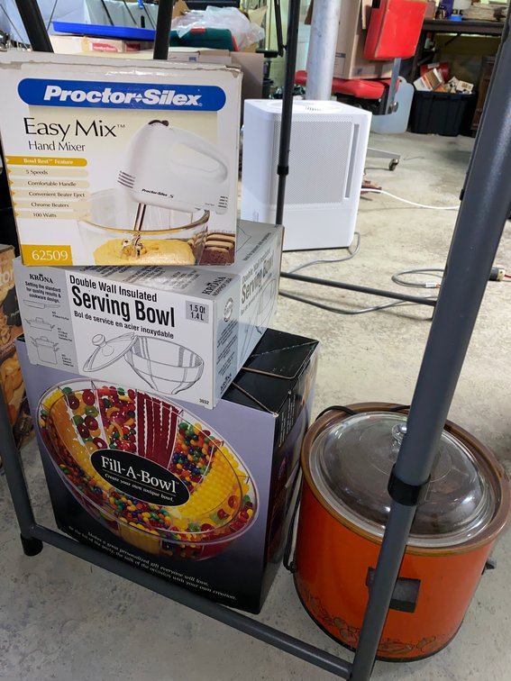 Hand Mixer, Insulated Serving Bowl, Divided Bowl, and Slow Cooker
