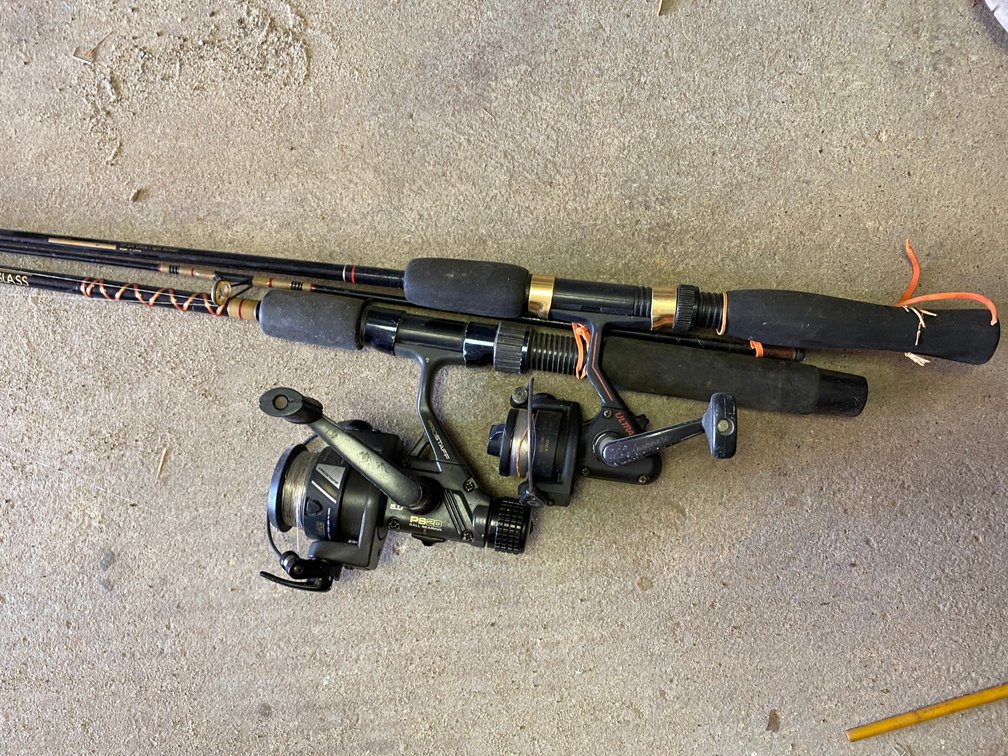 2 Fishing Rods with Spinning Reels