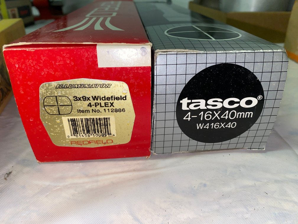 2 Rifle Scopes with Boxes