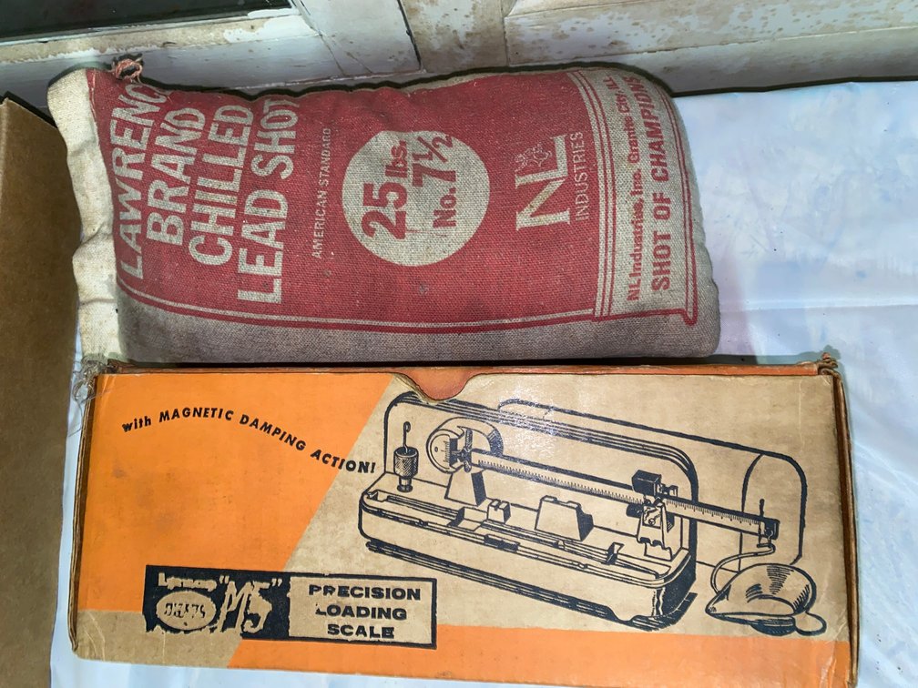 Lead Shot and Precision Loading Scale
