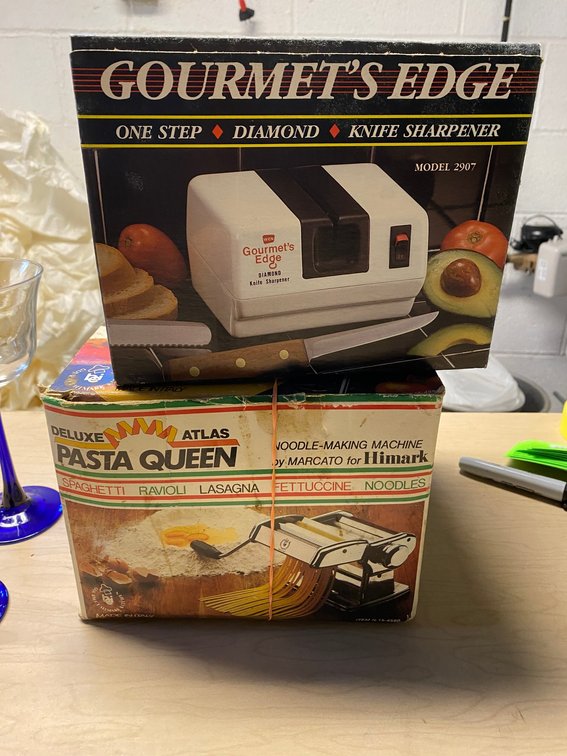 Knife Sharpener and Pasta Machine