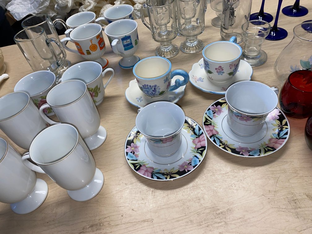 Ceramic Mugs, Teacups and Saucers, Glass Drinkware, and More