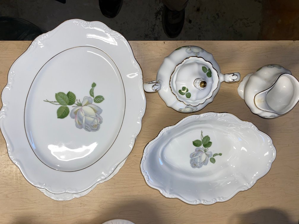Set of Porcelain Tableware