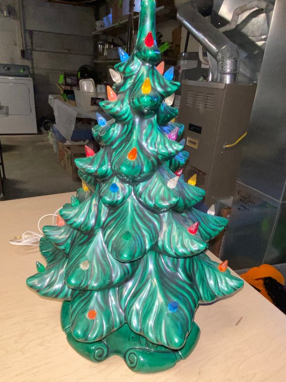 Ceramic Christmas Tree, Centerpiece, Nutcracker Tin, and More