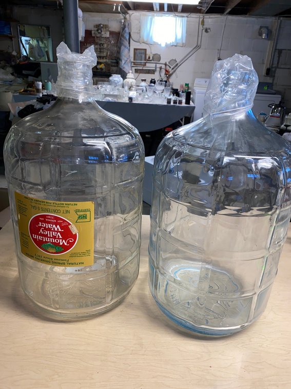 2 Glass Carboys