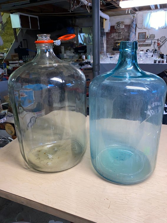 2 Glass Carboys