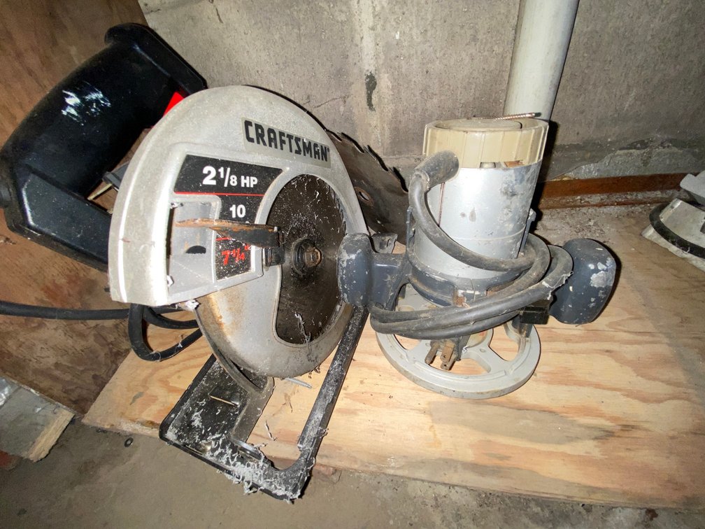 Circular Saw, Electric Router, and More