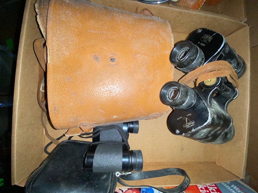 2 Binoculars with Cases