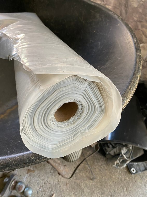 Roll of Translucent Plastic Sheeting
