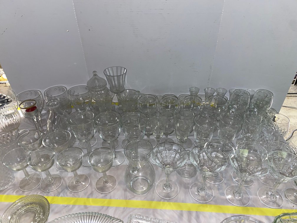 Glass Stemware, Tumblers, Carafes, and More