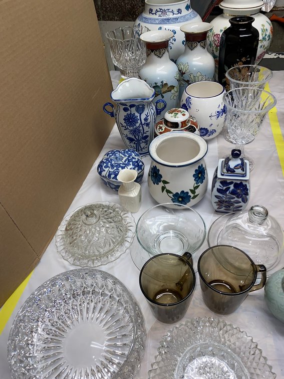 Ceramic Vases, Ginger Jars, Cut Glassware, and More