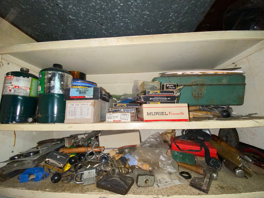 Contents of Cabinet Shelves