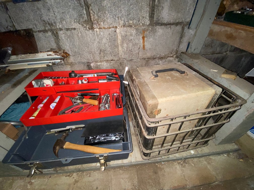 Cantilever Toolbox with Hand Tools, Wire Crate, and Portable Case