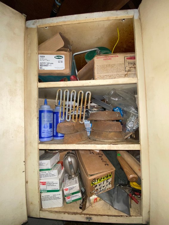 Contents of Cabinet