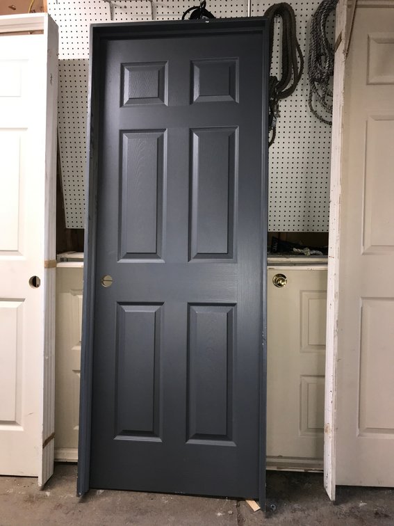 30" Interior right hand swing door