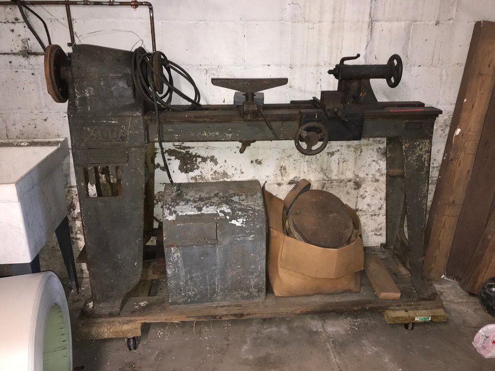 Jafay & Egan Co. Cincinnati 400 lathe with tool holder