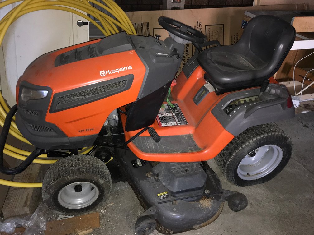 Husqvarna LGT 2554-54" lawn mower with a Kohler Courage 25 motor**hours unknown**