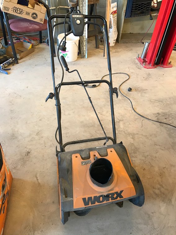 Worx electric snow blower