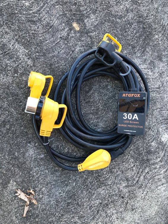 Heavy duty camper electric cords