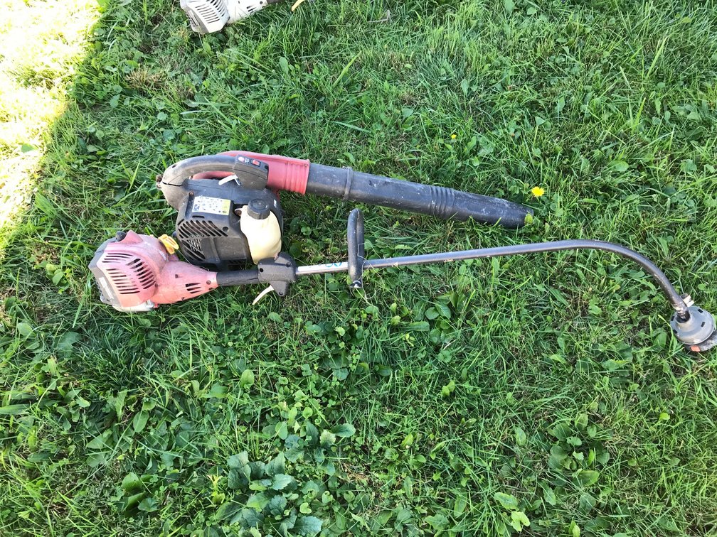 Weed eater, gas leaf blower