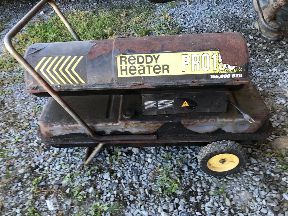 Reddy Heater Pro 155, 155,000 BTU kerosene torpedo heater