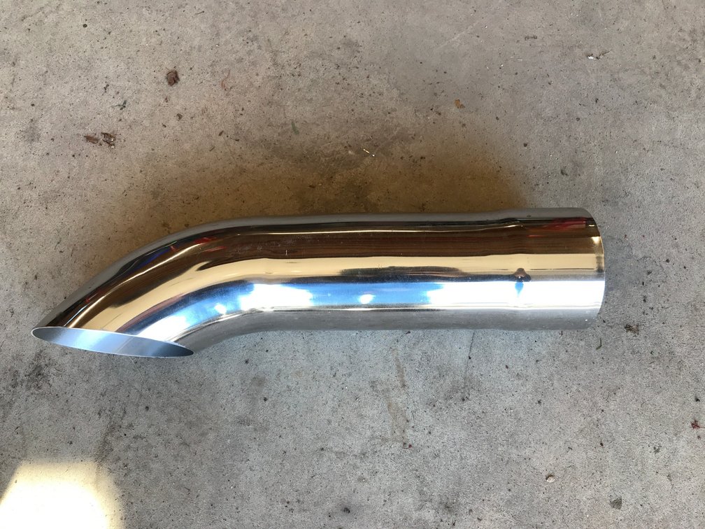 4" Slip on exhaust tip