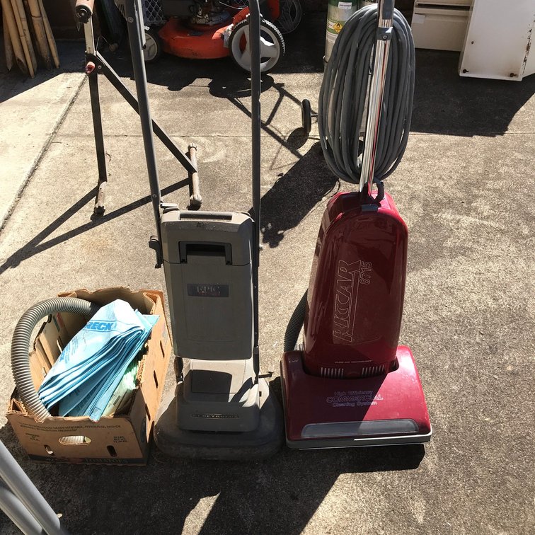 Vacuum and Floor Scrubber