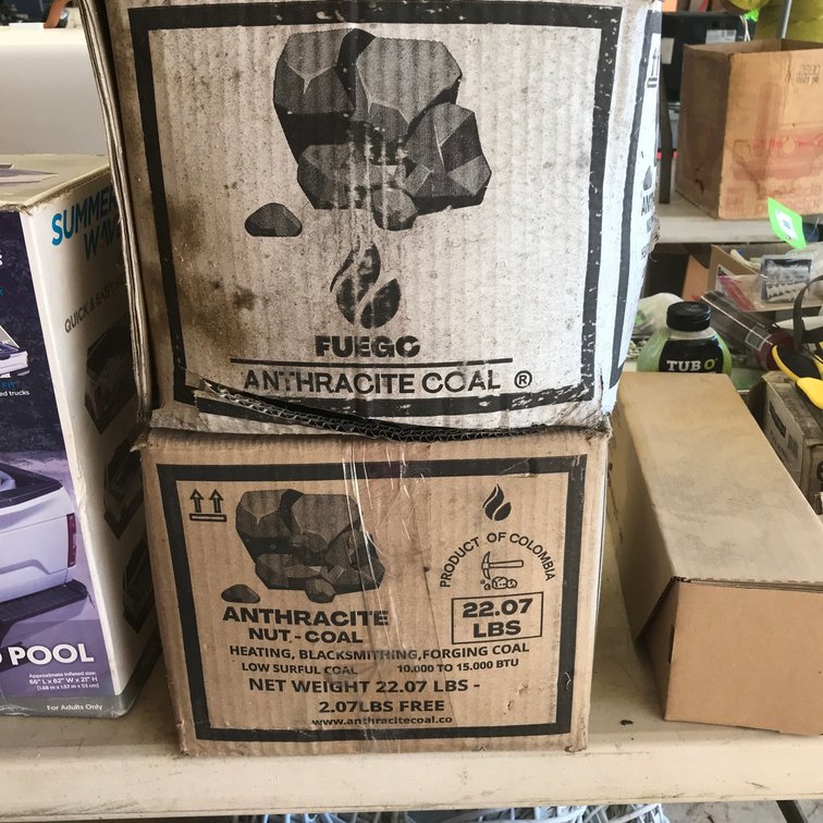 2 Boxes of Anthracite Nut Coal