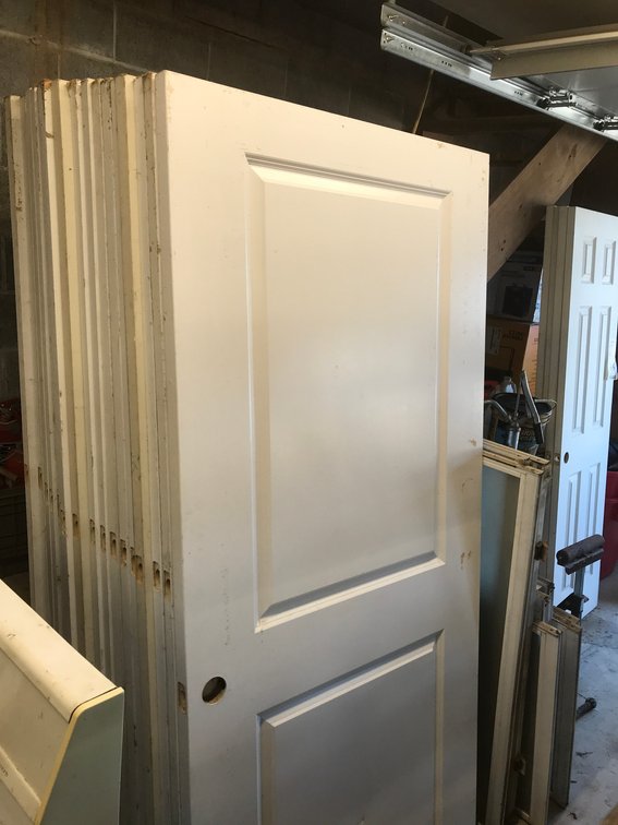 Nineteen 36" interior doors
