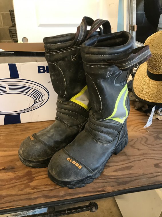 Globe leather Professional firefighter boots size 9.5