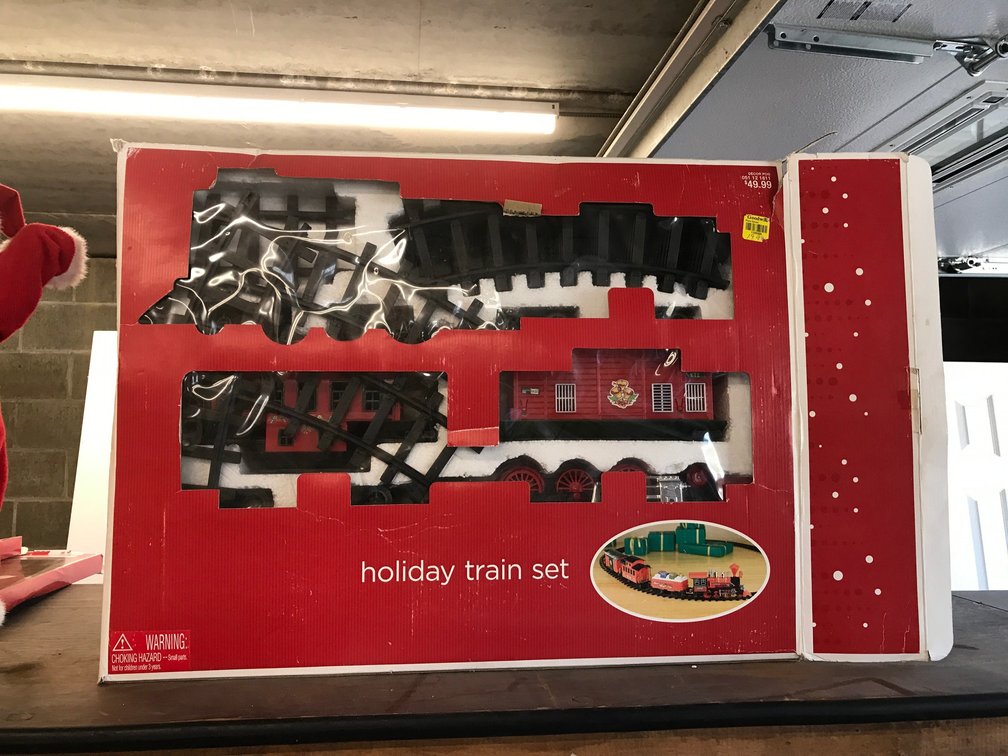 Holiday train set