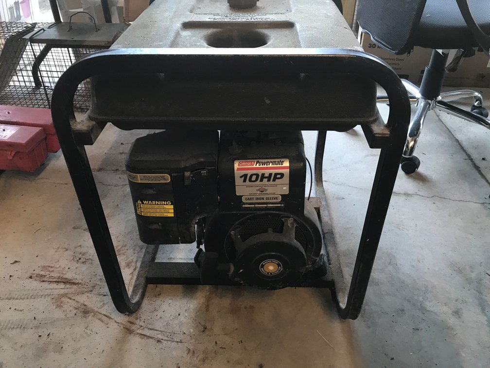 Coleman Powermate 5000ER, 10 HP generator