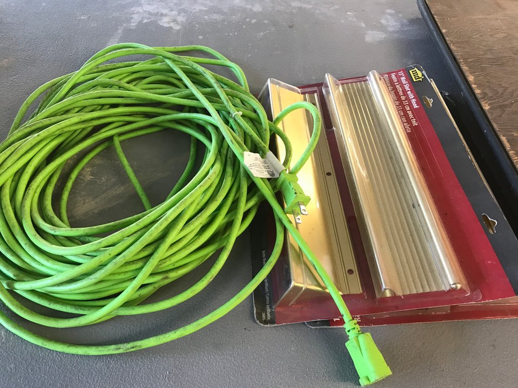 2 Mail slots, extension cord
