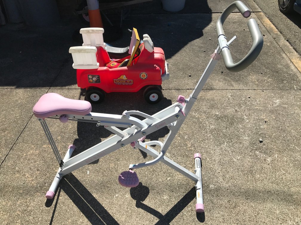 Sunny row and ride exercise machine
