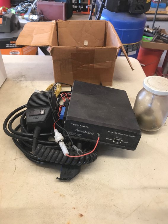 Realistic one hander CB radio